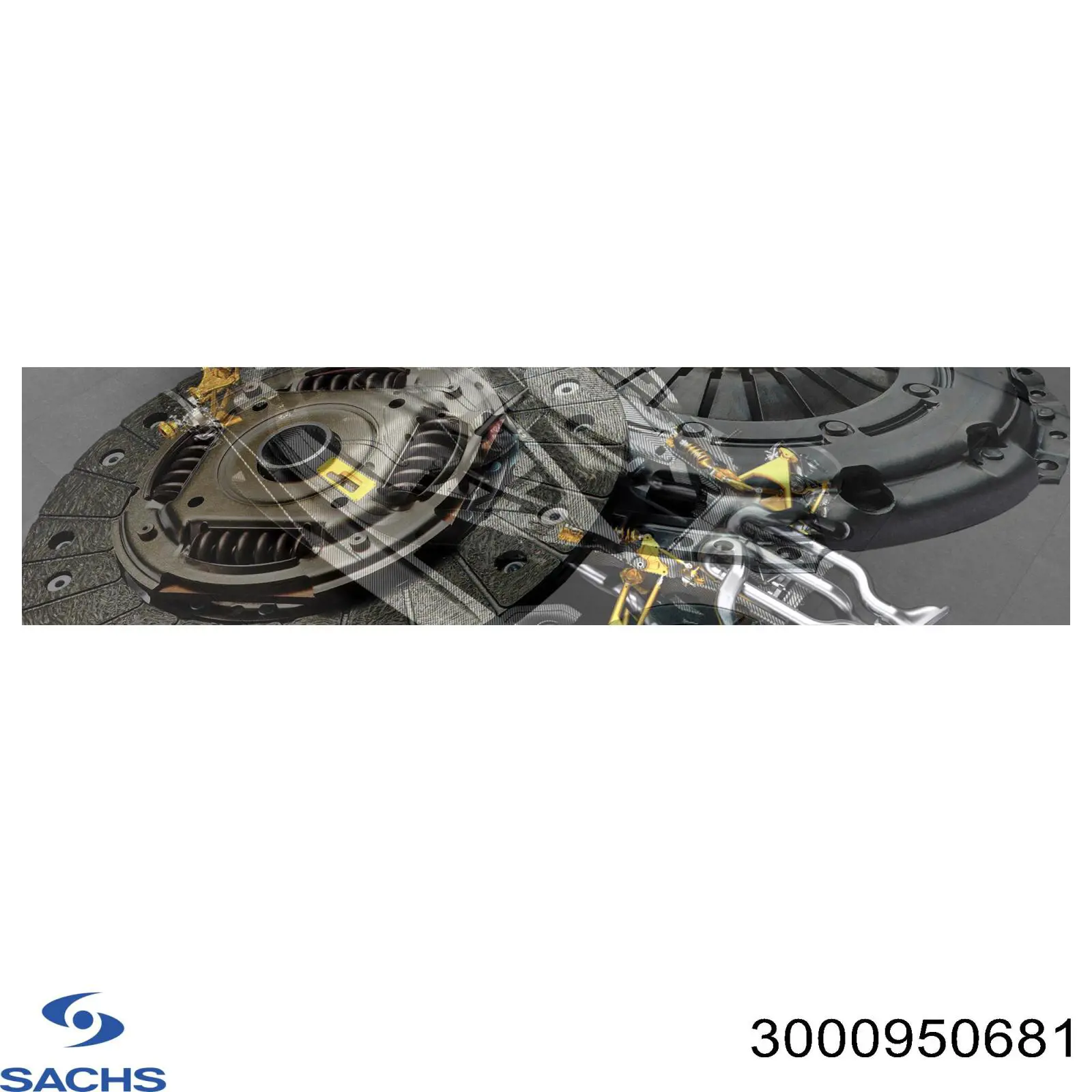 Compre 3000950681 Sachs Kit de embraiagem (3 peças)