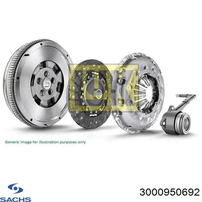 3000950692 Sachs Kit de embraiagem (3 peças)