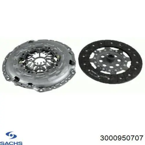 Kit de embraiagem (3 peças) Sachs 3000950707 preço, a partir de 237,65 USD