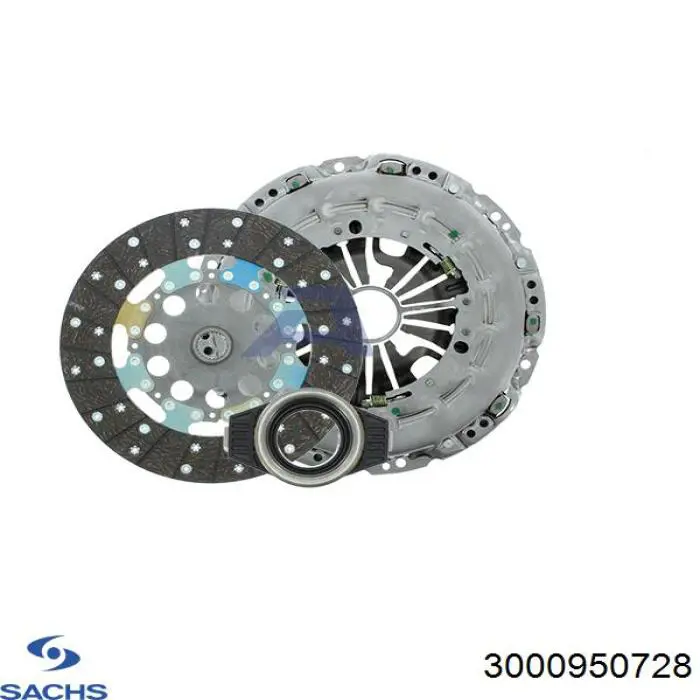 Kit de embraiagem (3 peças) Sachs 3000950728 preço, a partir de 564,69 USD