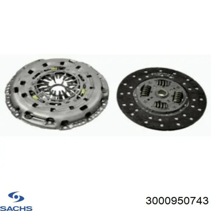 3000950743 Sachs Kit de embraiagem (3 peças)