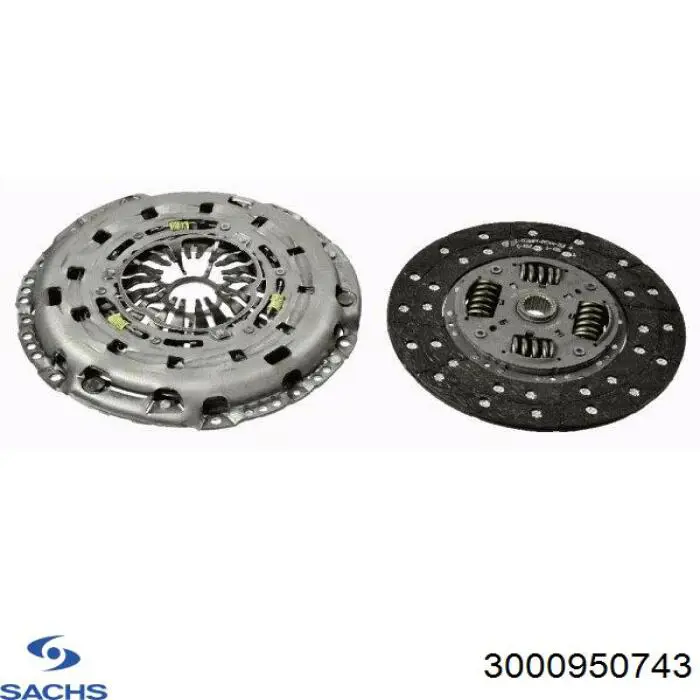 Kit de embraiagem (3 peças) Sachs 3000950743 preço, a partir de 328,28 USD