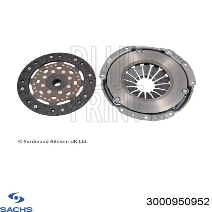 Kit de embraiagem (3 peças) Sachs 3000950952 preço, a partir de 218,10 USD