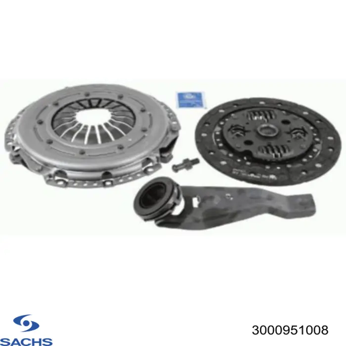 Kit de embraiagem (3 peças) Sachs 3000951008 preço, a partir de 141,36 USD