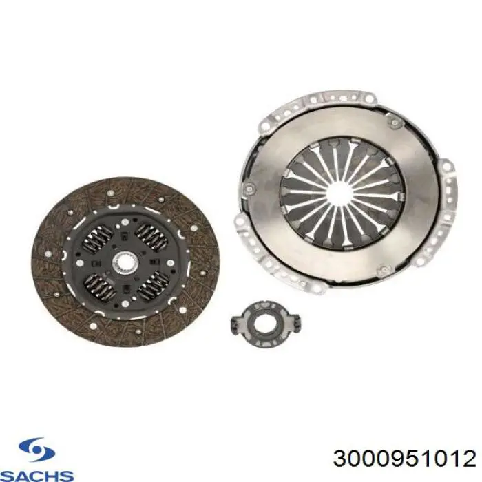 3000951012 Sachs Kit de embraiagem (3 peças)