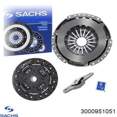Kit de embraiagem (3 peças) Sachs 3000951051 preço, a partir de 92,11 USD