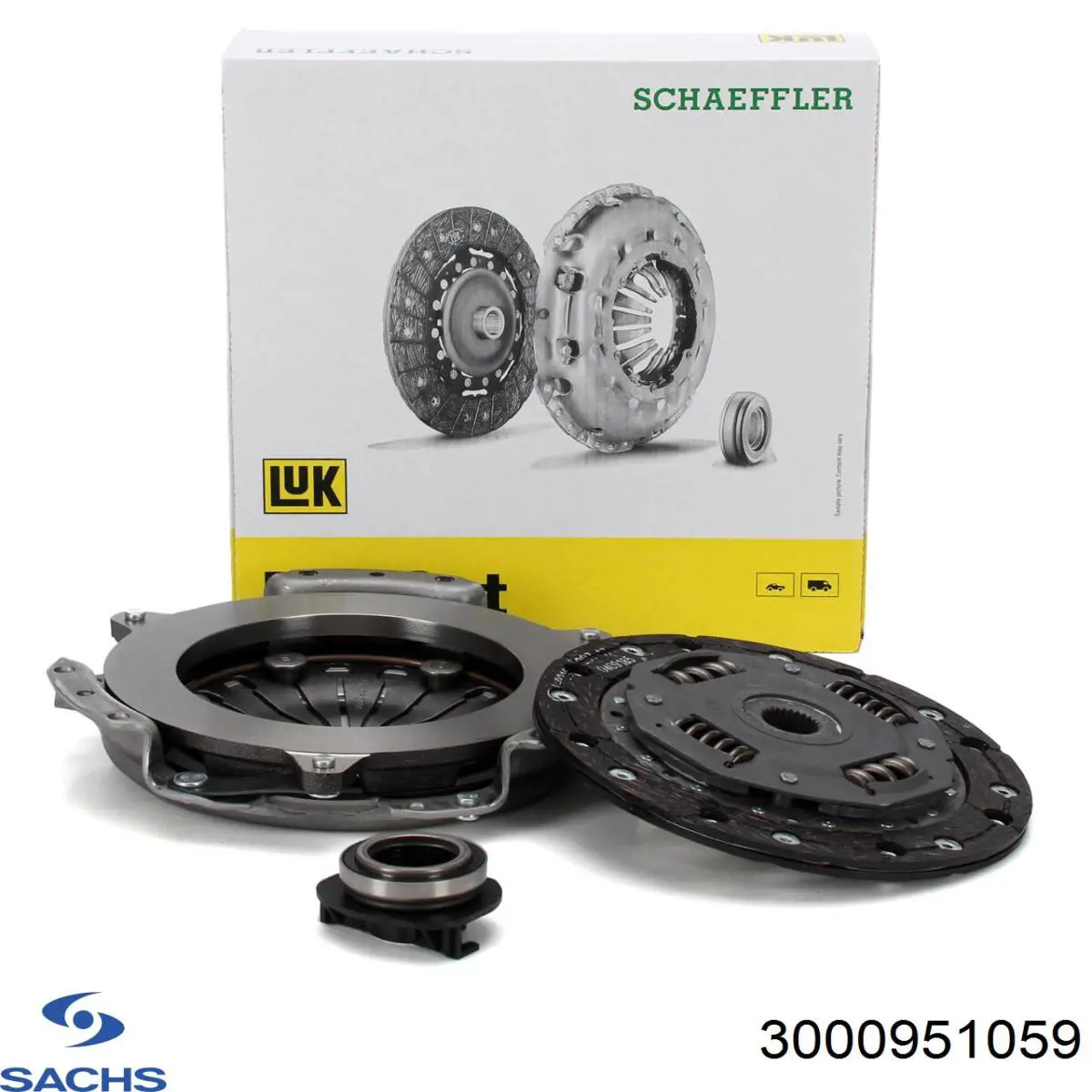 Compre 3000951059 Sachs Kit de embraiagem (3 peças)
