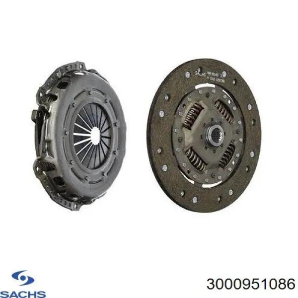 Kit de embraiagem (3 peças) Sachs 3000951086 preço, a partir de 237,91 USD