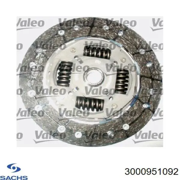 Kit de embraiagem (3 peças) Sachs 3000951092 preço, a partir de 170,05 USD