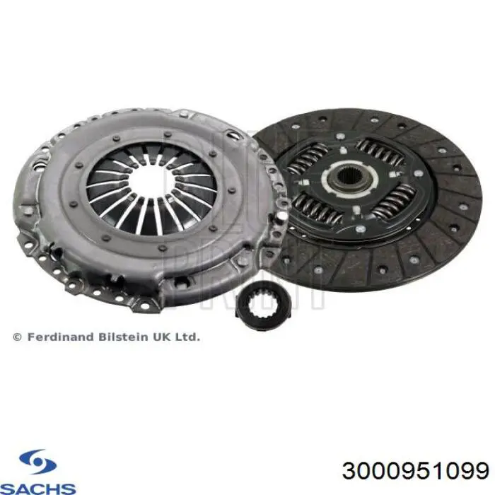 3000951099 Sachs Kit de embraiagem (3 peças)
