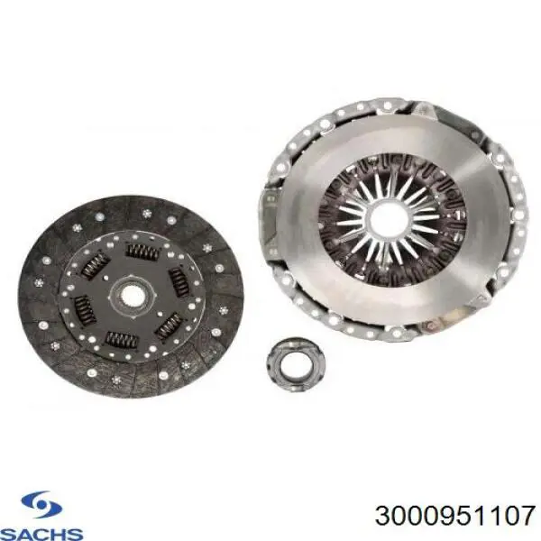 Kit de embraiagem (3 peças) Sachs 3000951107 preço, a partir de 352,10 USD