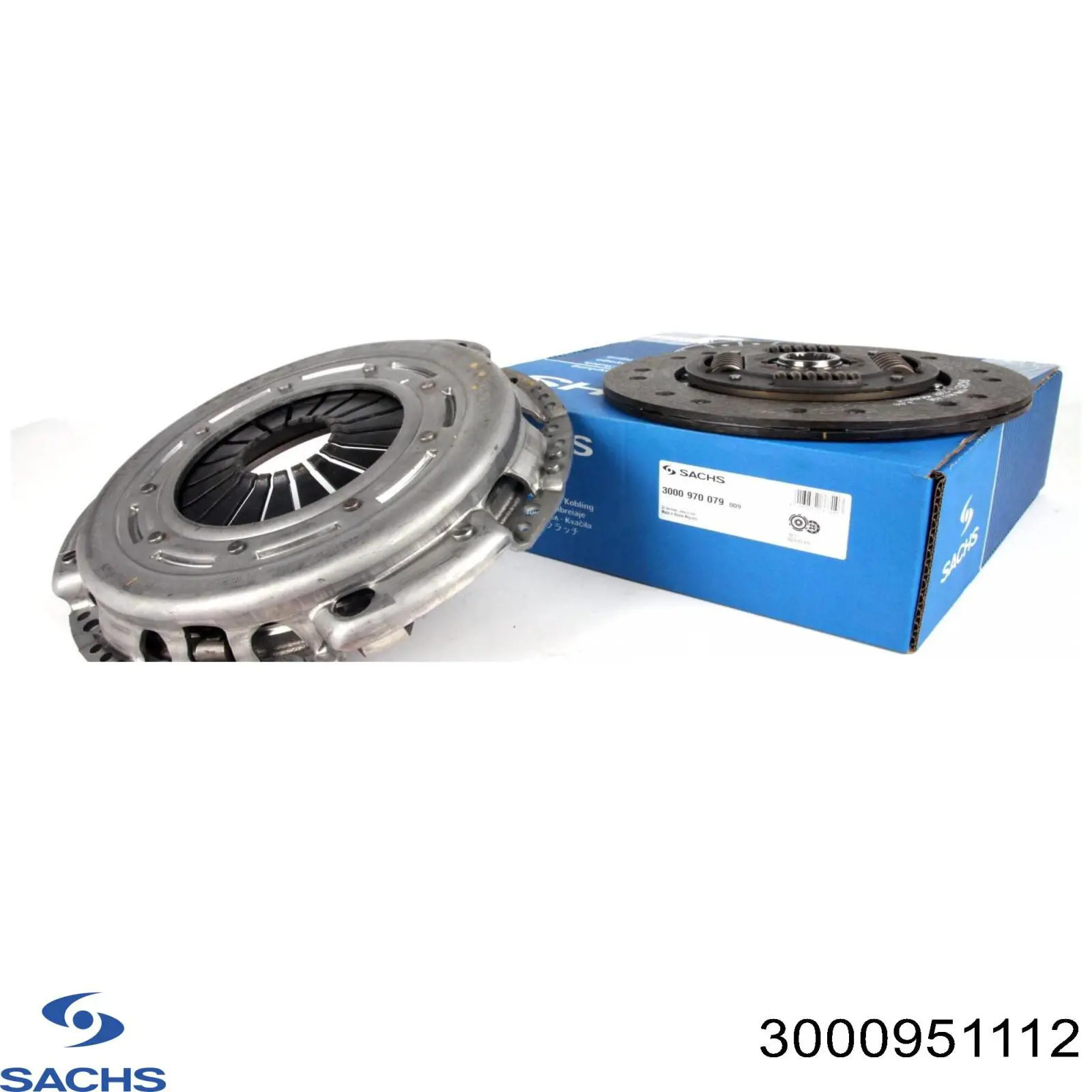 Kit de embraiagem (3 peças) 3000951112 Sachs