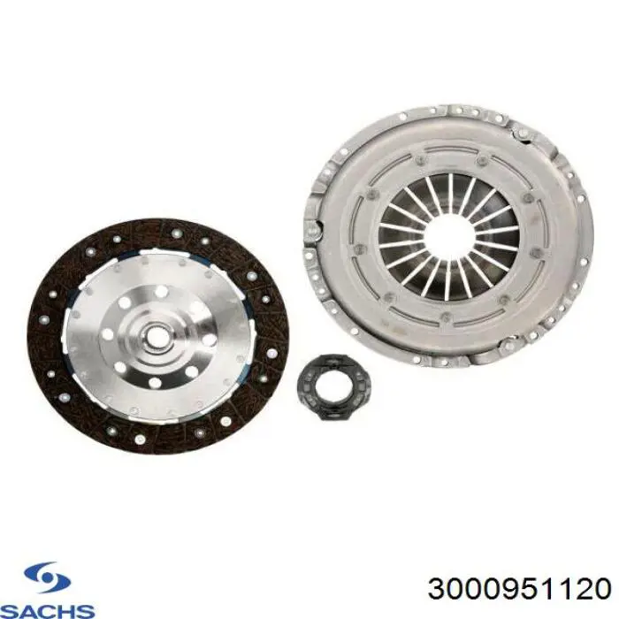 Kit de embraiagem (3 peças) Sachs 3000951120 preço, a partir de 232,64 USD