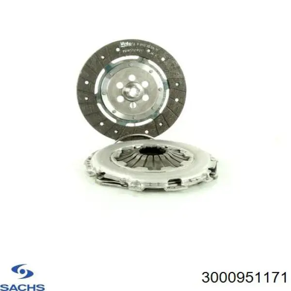 Kit de embraiagem (3 peças) Sachs 3000951171 preço, a partir de 156,86 USD
