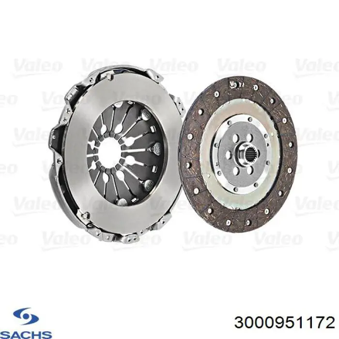 Kit de embraiagem (3 peças) Sachs 3000951172 preço, a partir de 153,82 USD