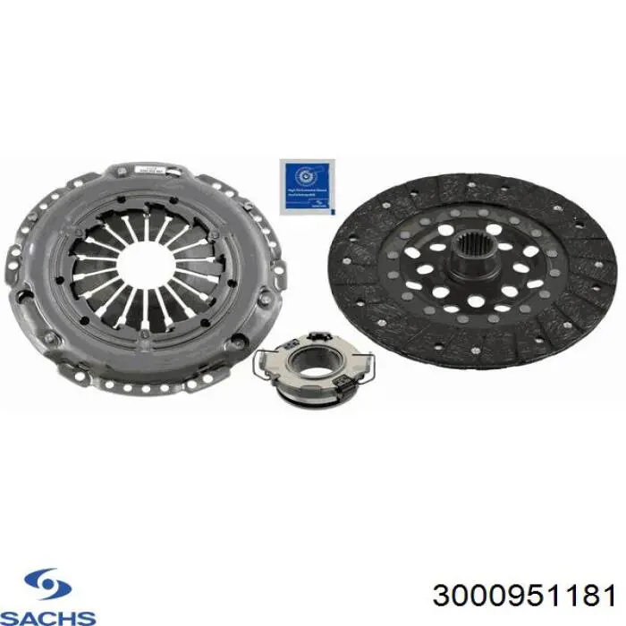 Kit de embraiagem (3 peças) Sachs 3000951181 preço, a partir de 233,05 USD