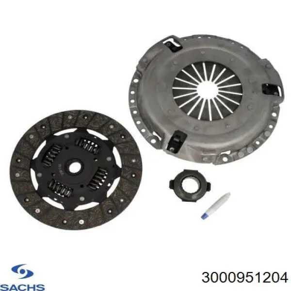 3000951204 Sachs Kit de embraiagem (3 peças)