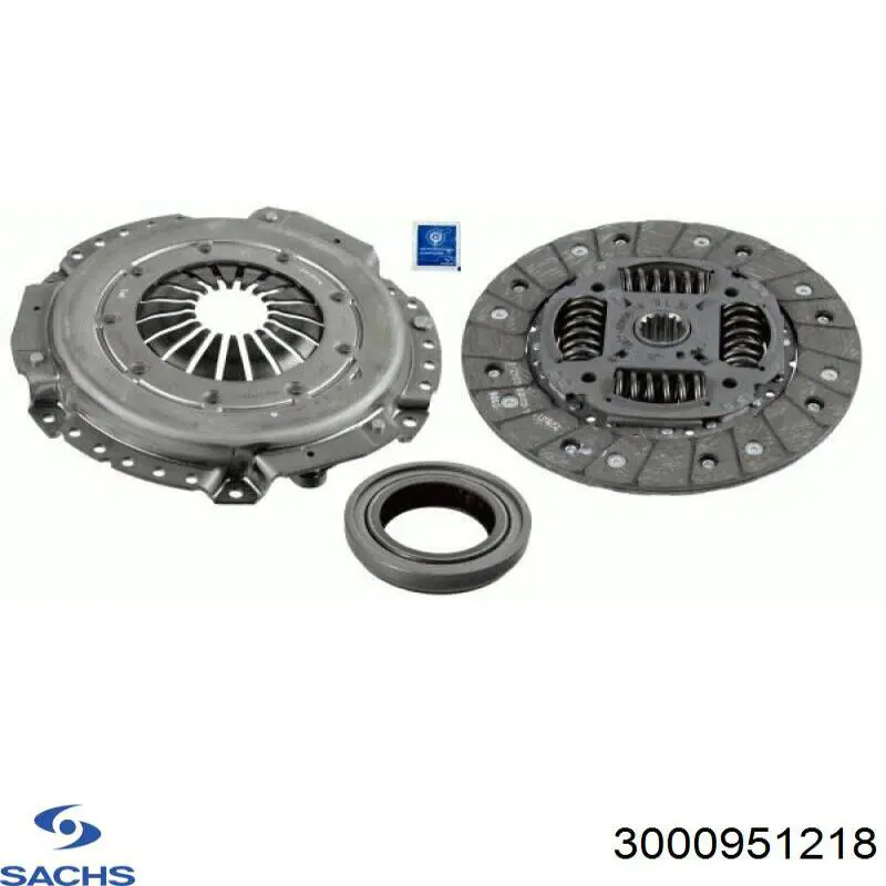 Kit de embraiagem (3 peças) Sachs 3000951218 preço, a partir de 212,02 USD