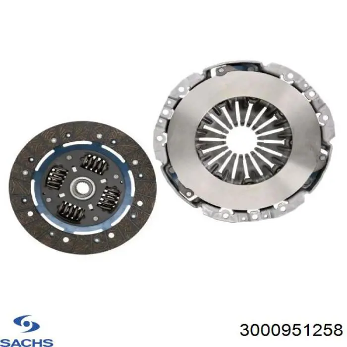 Kit de embraiagem (3 peças) Sachs 3000951258 preço, a partir de 205,68 USD