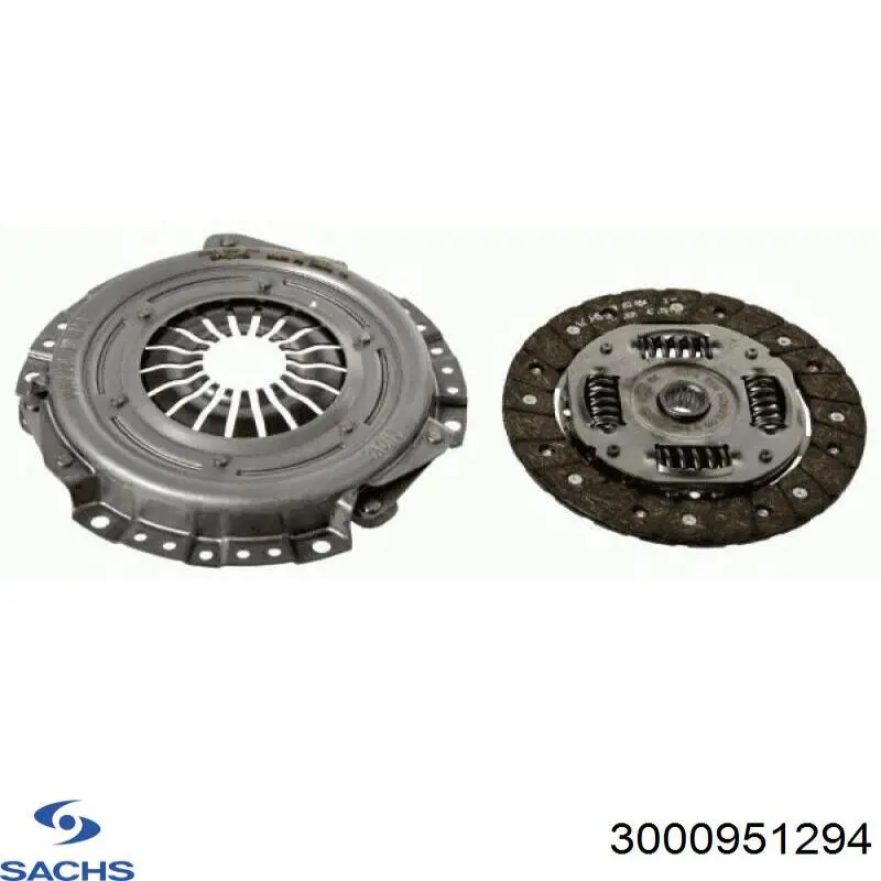 3000951294 Sachs Kit de embraiagem (3 peças)