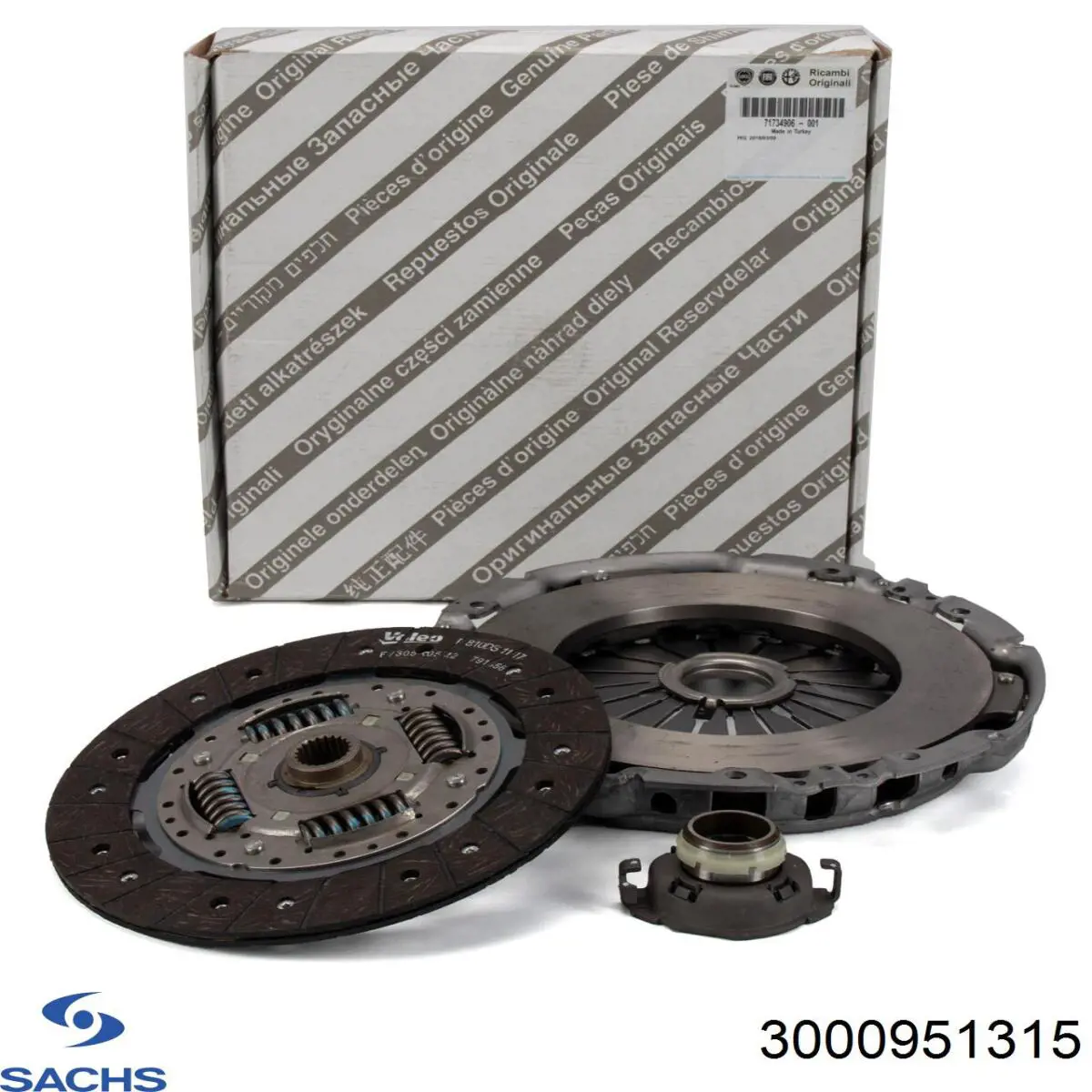 Kit de embraiagem (3 peças) Sachs 3000951315 preço, a partir de 249,91 USD