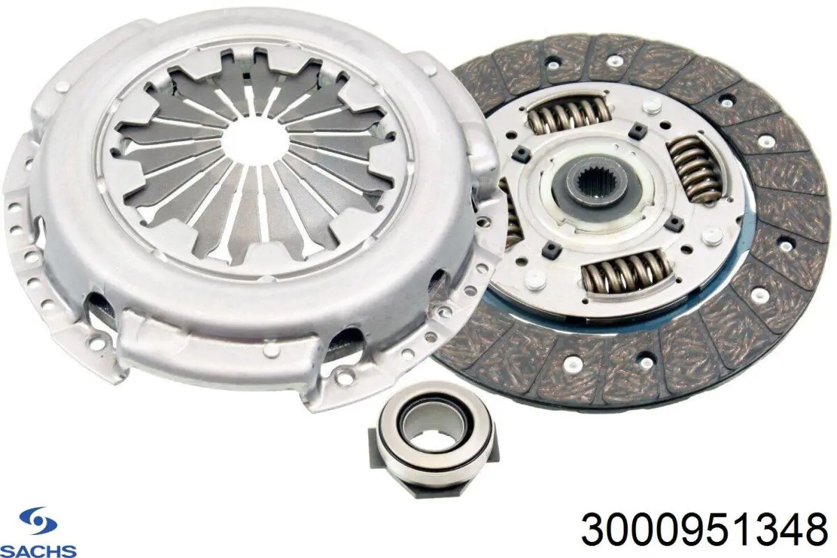 Compre 3000951348 Sachs Kit de embraiagem (3 peças)