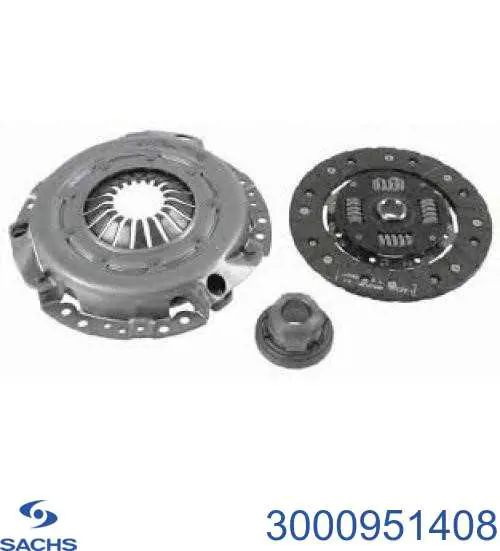 3000951408 Sachs Kit de embraiagem (3 peças)