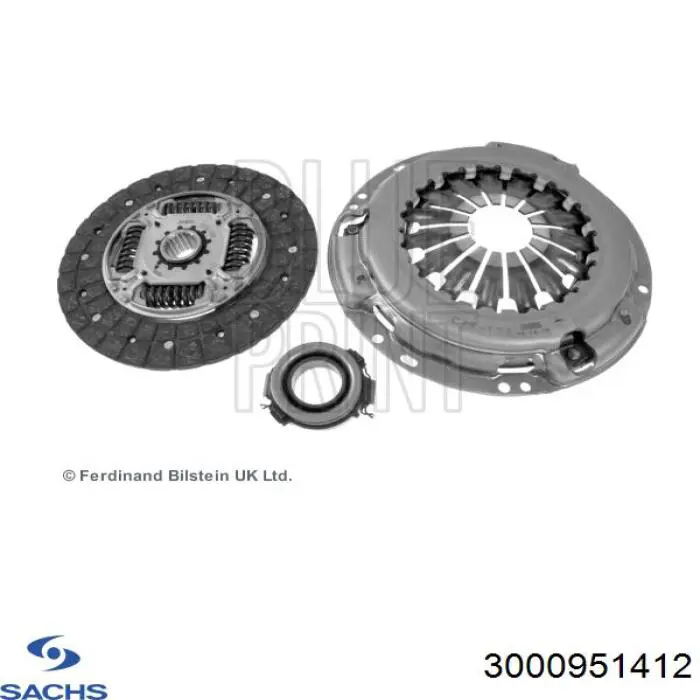 Kit de embraiagem (3 peças) Sachs 3000951412 preço, a partir de 170,32 USD