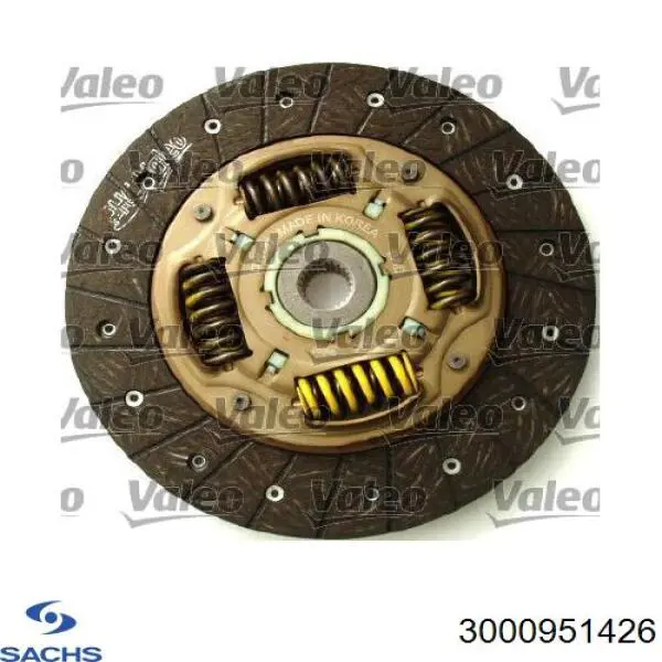 3000951426 Sachs Kit de embraiagem (3 peças)