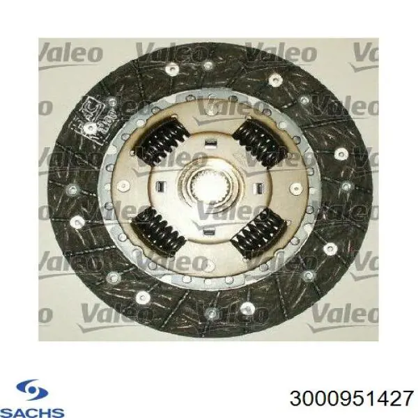 Kit de embraiagem (3 peças) Sachs 3000951427 preço, a partir de 80,37 USD