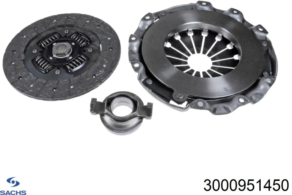 Kit de embraiagem (3 peças) Sachs 3000951450 preço, a partir de 157,80 USD