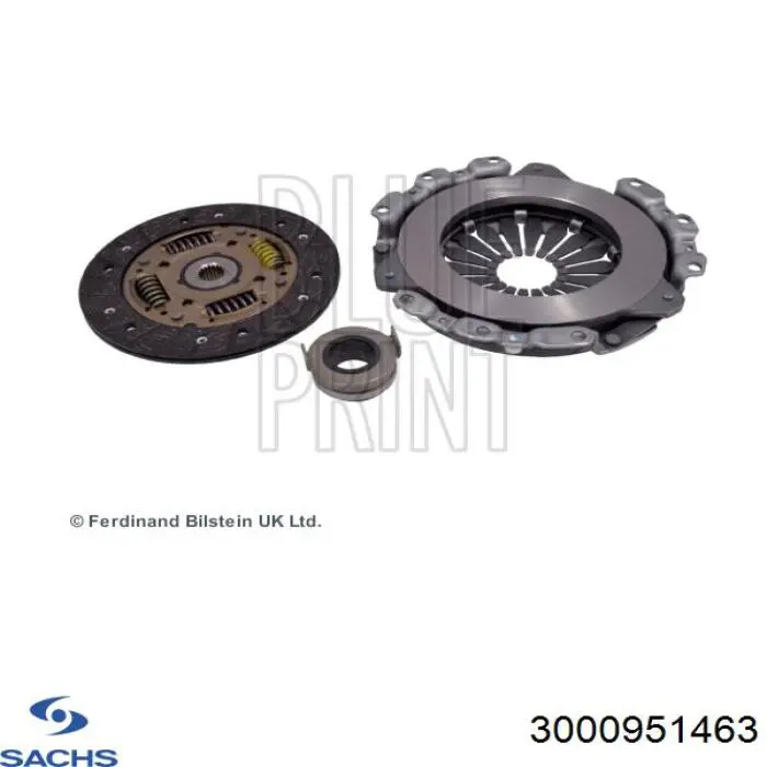 Kit de embraiagem (3 peças) Sachs 3000951463 preço, a partir de 115,51 USD