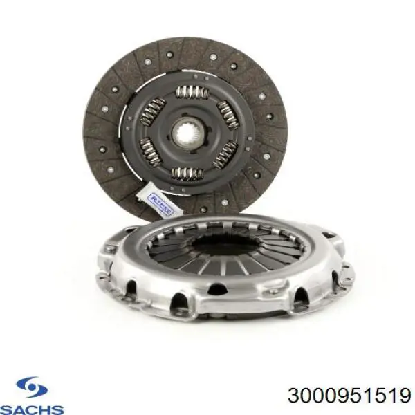 Compre 3000951519 Sachs Kit de embraiagem (3 peças)