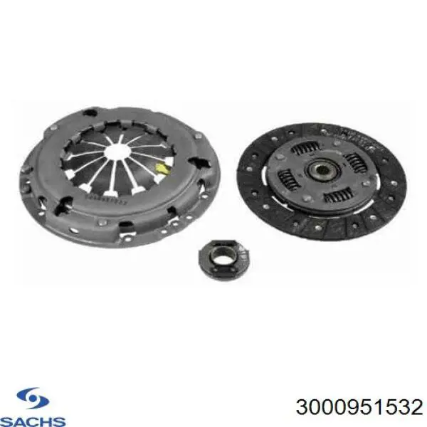 Kit de embraiagem (3 peças) Sachs 3000951532 preço, a partir de 100,75 USD