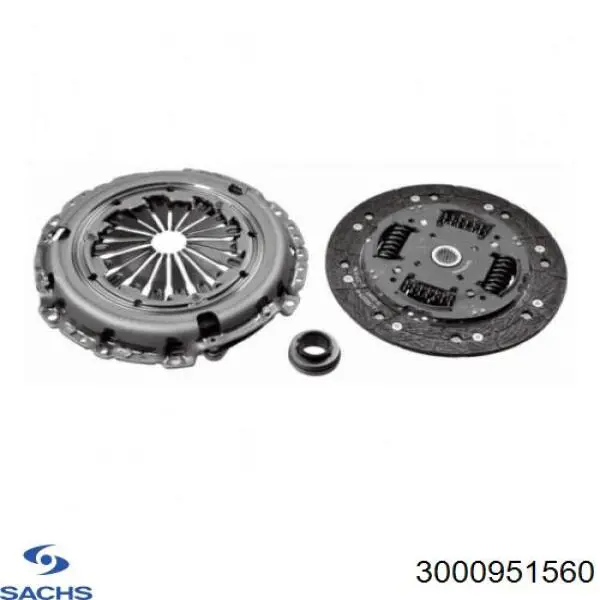 3000951560 Sachs Kit de embraiagem (3 peças)