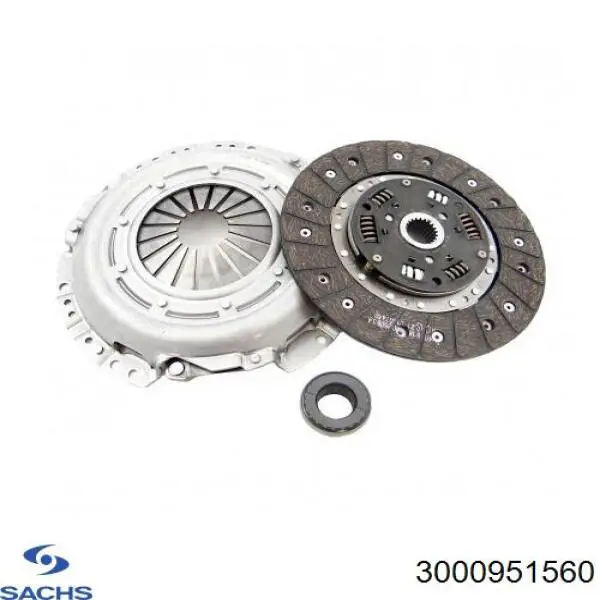 Kit de embraiagem (3 peças) Sachs 3000951560 preço, a partir de 123,10 USD