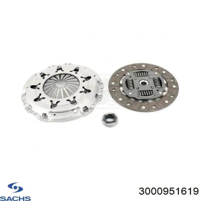 Kit de embraiagem (3 peças) Sachs 3000951619 preço, a partir de 110,86 USD