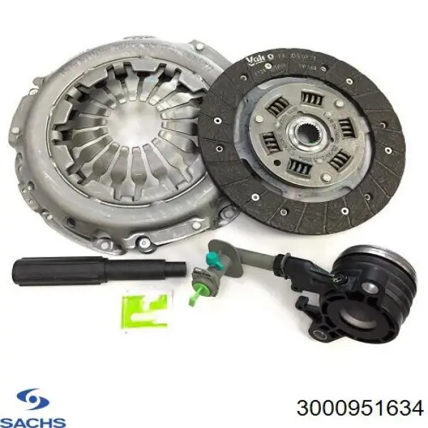 3000951634 Sachs Kit de embraiagem (3 peças)