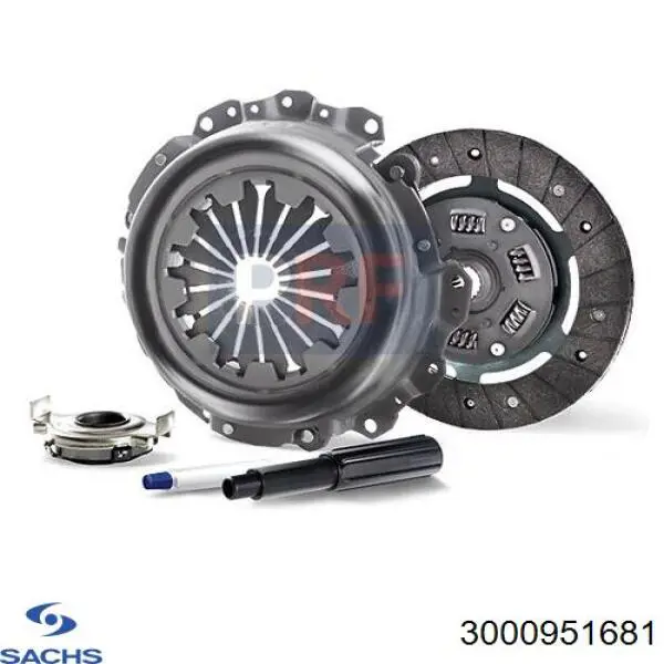 3000951681 Sachs Kit de embraiagem (3 peças)