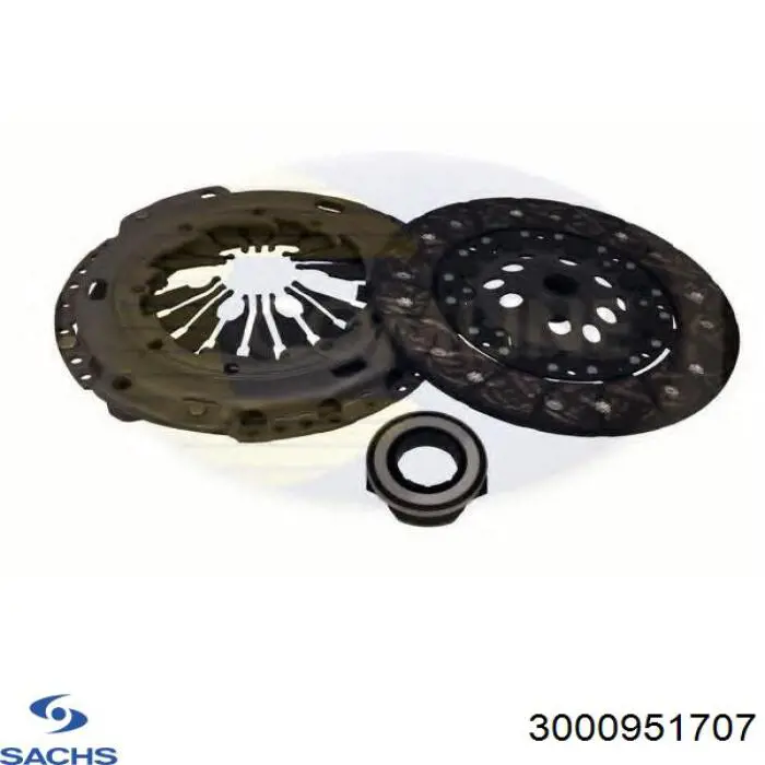 3000951707 Sachs Kit de embraiagem (3 peças)