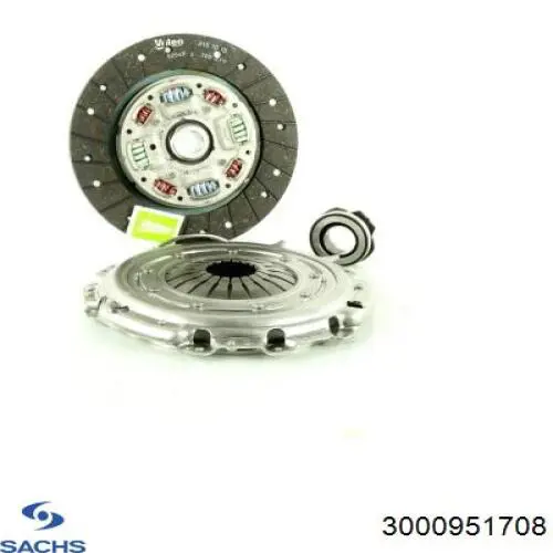 Compre 3000951708 Sachs Kit de embraiagem (3 peças)