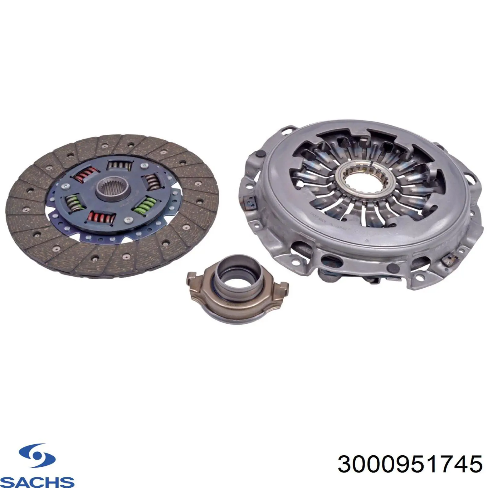 Kit de embraiagem (3 peças) Sachs 3000951745 preço, a partir de 282,85 USD