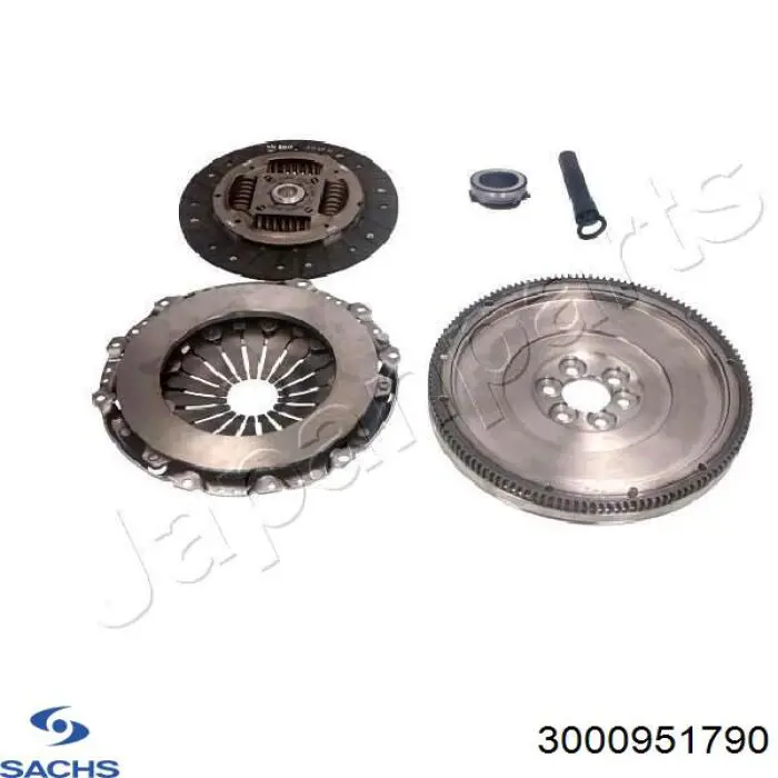 3000951790 Sachs Kit de embraiagem (3 peças)