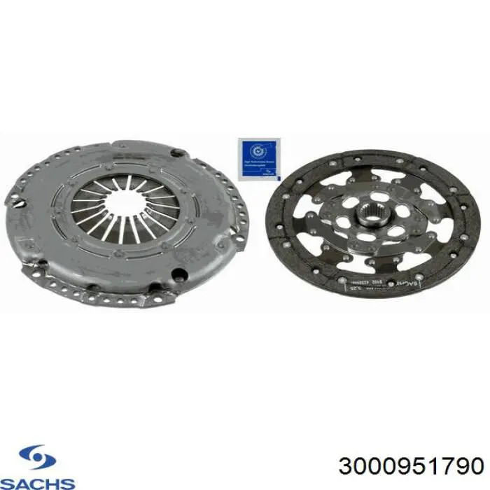 3000951790 Sachs Kit de embraiagem (3 peças)
