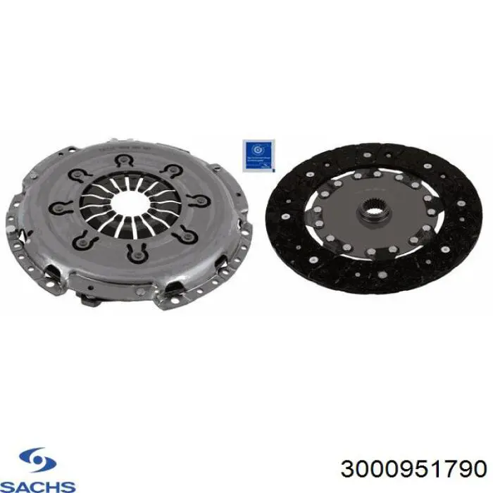 Kit de embraiagem (3 peças) Sachs 3000951790 preço, a partir de 340,88 USD