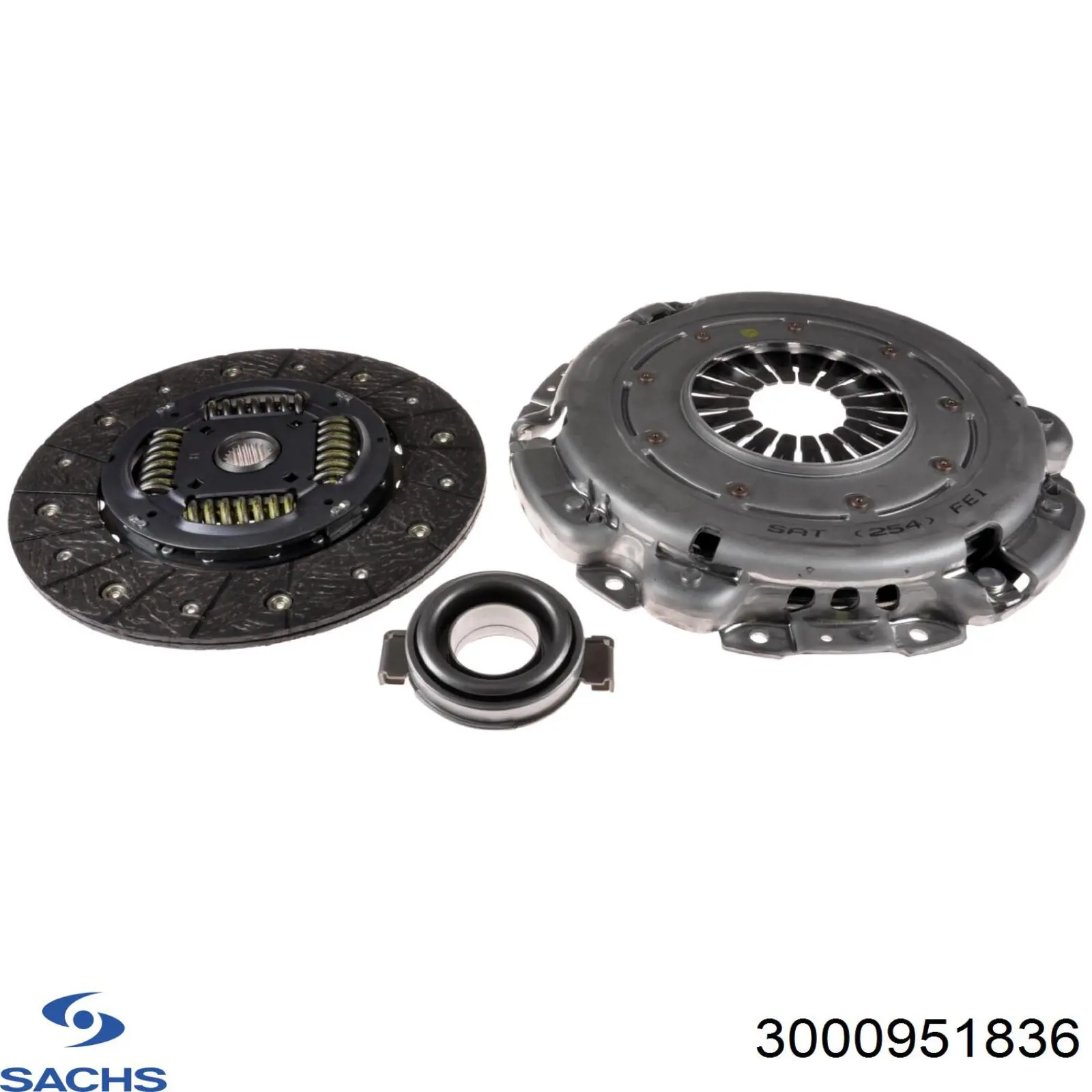 Kit de embraiagem (3 peças) Sachs 3000951836 preço, a partir de 530,57 USD