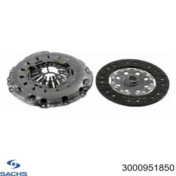Kit de embraiagem (3 peças) Sachs 3000951850 preço, a partir de 325,26 USD