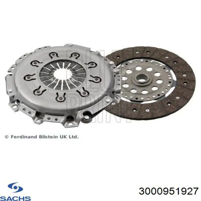 Kit de embraiagem (3 peças) Sachs 3000951927 preço, a partir de 194,60 USD
