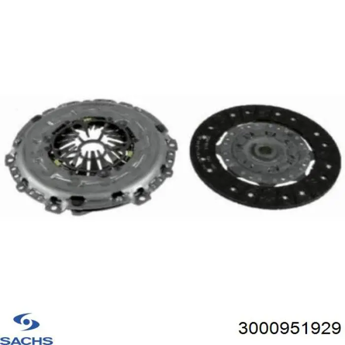 Kit de embraiagem (3 peças) Sachs 3000951929 preço, a partir de 332,74 USD