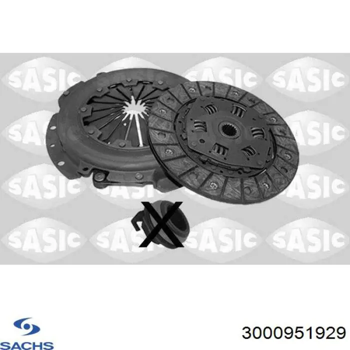 Compre 3000951929 Sachs Kit de embraiagem (3 peças)